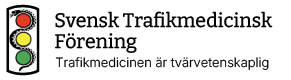 Logotyp Svensk Trafikmedicinsk Förening.